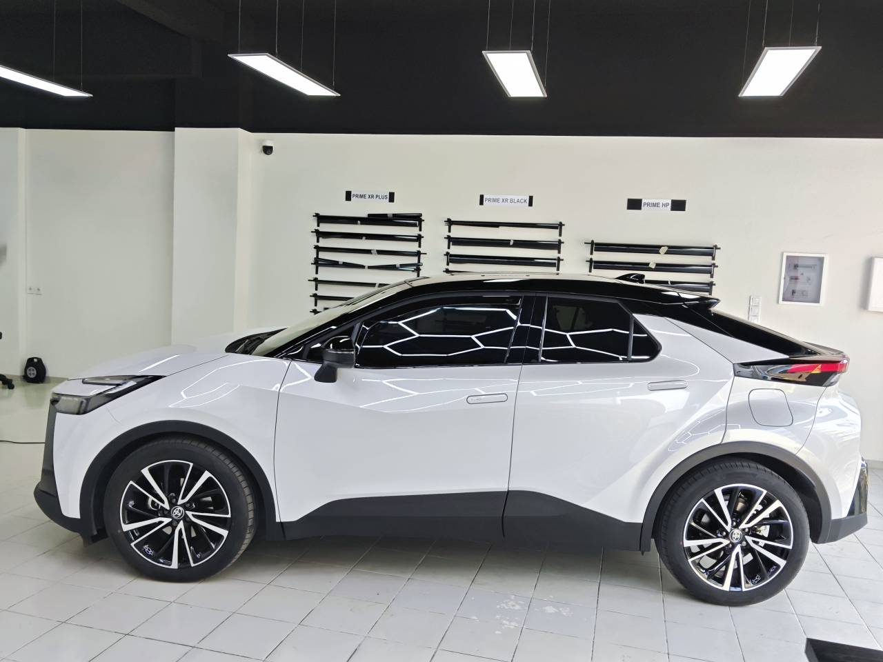 toyota ch-r window tinted