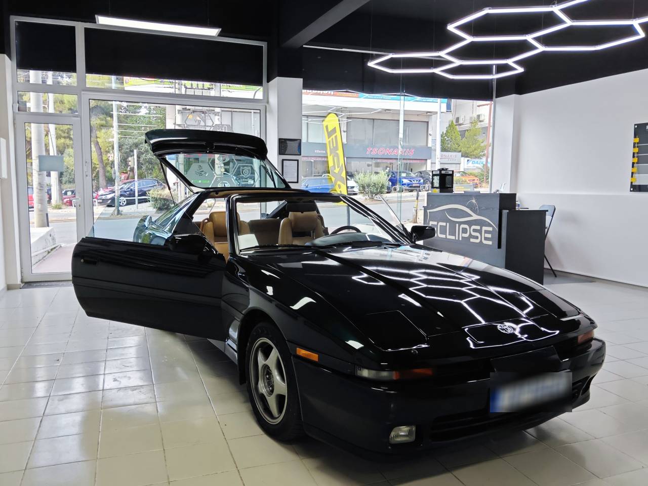toyota supra mk3 window tinted