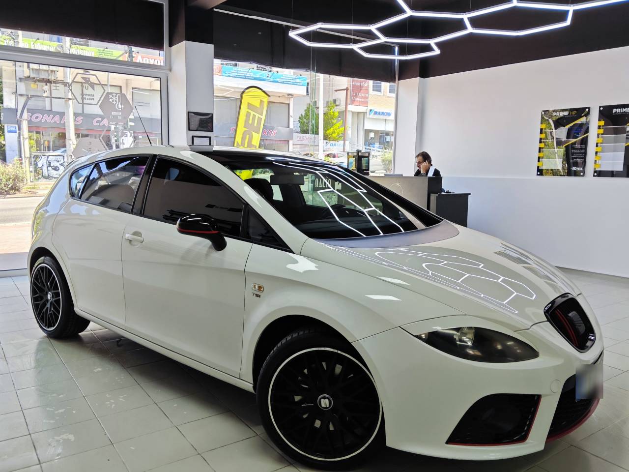 seat leon window tinted